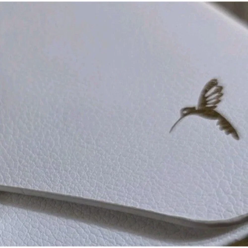 PAPYRUS Faux Leather Journal  240 Lined Pages 6x8 White NEW